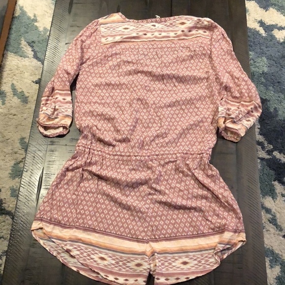 RIP Curl Indio Romper Size L Lightweight Vicose Pink Shorts Beach Summer Coverup - Picture 4 of 16